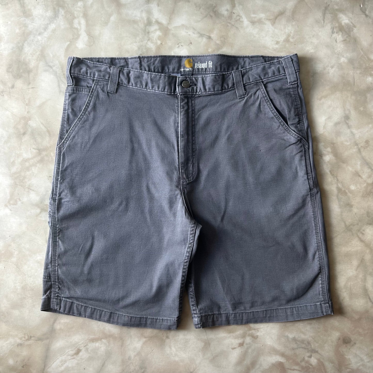 Bram's Vintage Carhartt Relaxed Fit Work Short Grey in Grey — sustainable streetwear from Bram's Vintage