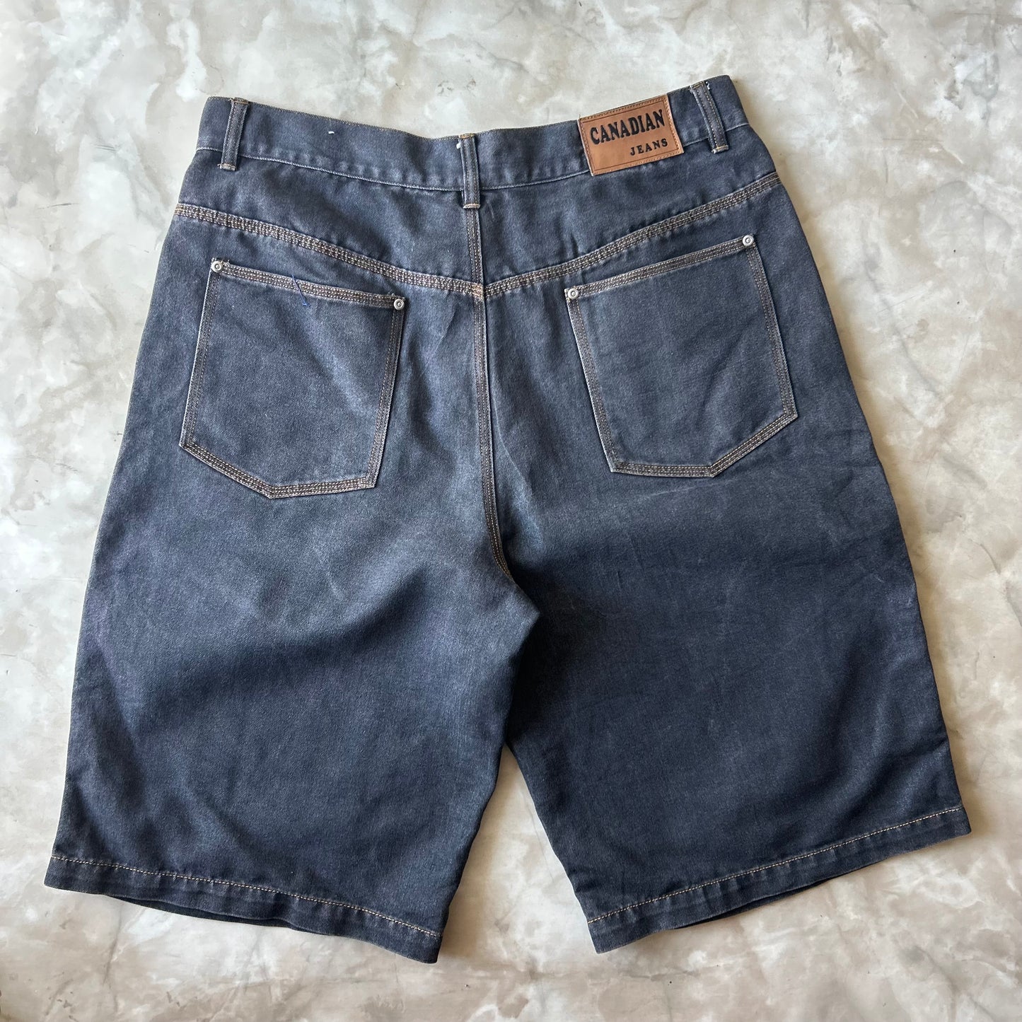 Vintage Bram's Vintage Black Baggy Jorts in Black — sustainable streetwear from Bram's Vintage