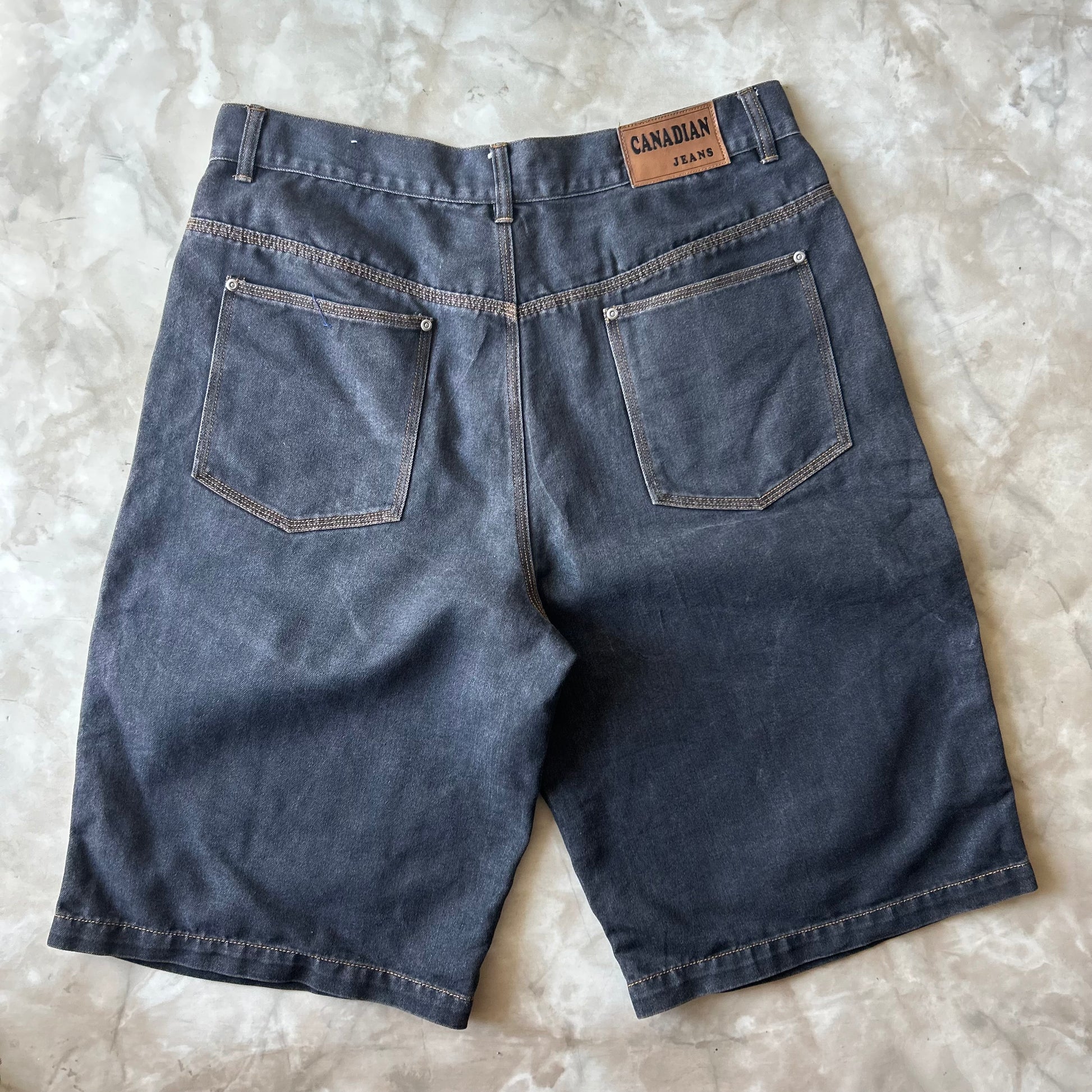 Vintage Bram's Vintage Black Baggy Jorts in Black — sustainable streetwear from Bram's Vintage