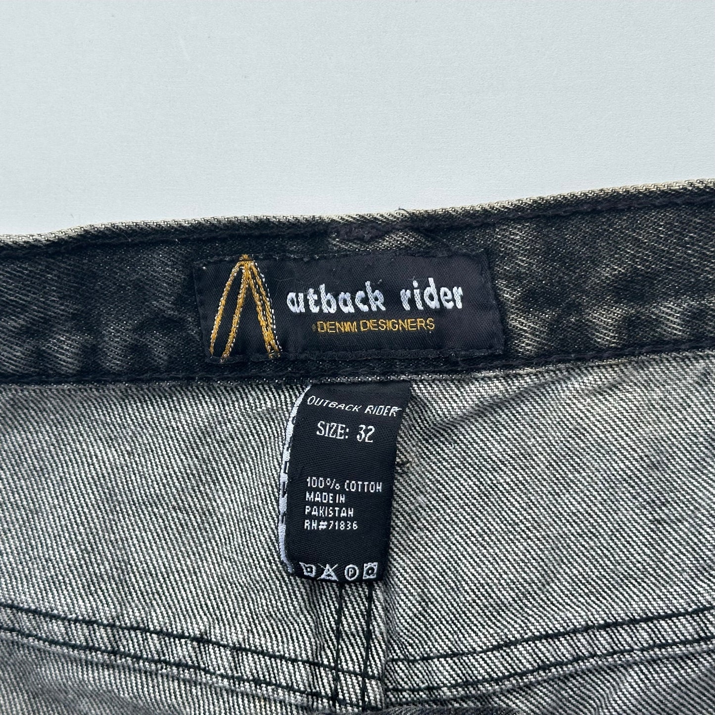 Outback Rider Yellow Stitch
