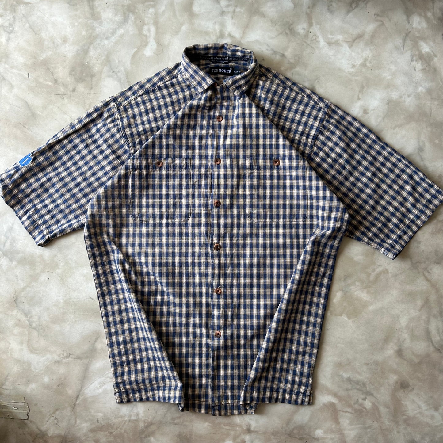 Vintage Bram's Vintage Button Up Shirt - Joe Boxer — sustainable streetwear from Bram's Vintage