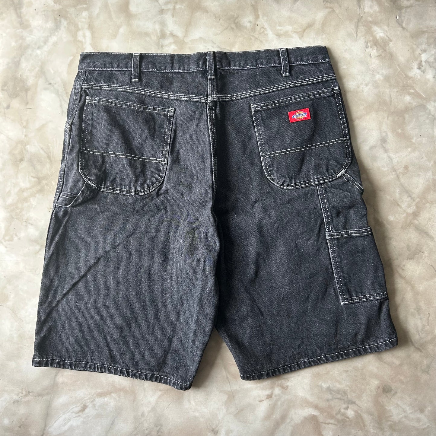 Bram's Vintage Dickies Carpenter Jean Short Black in Black — sustainable streetwear from Bram's Vintage