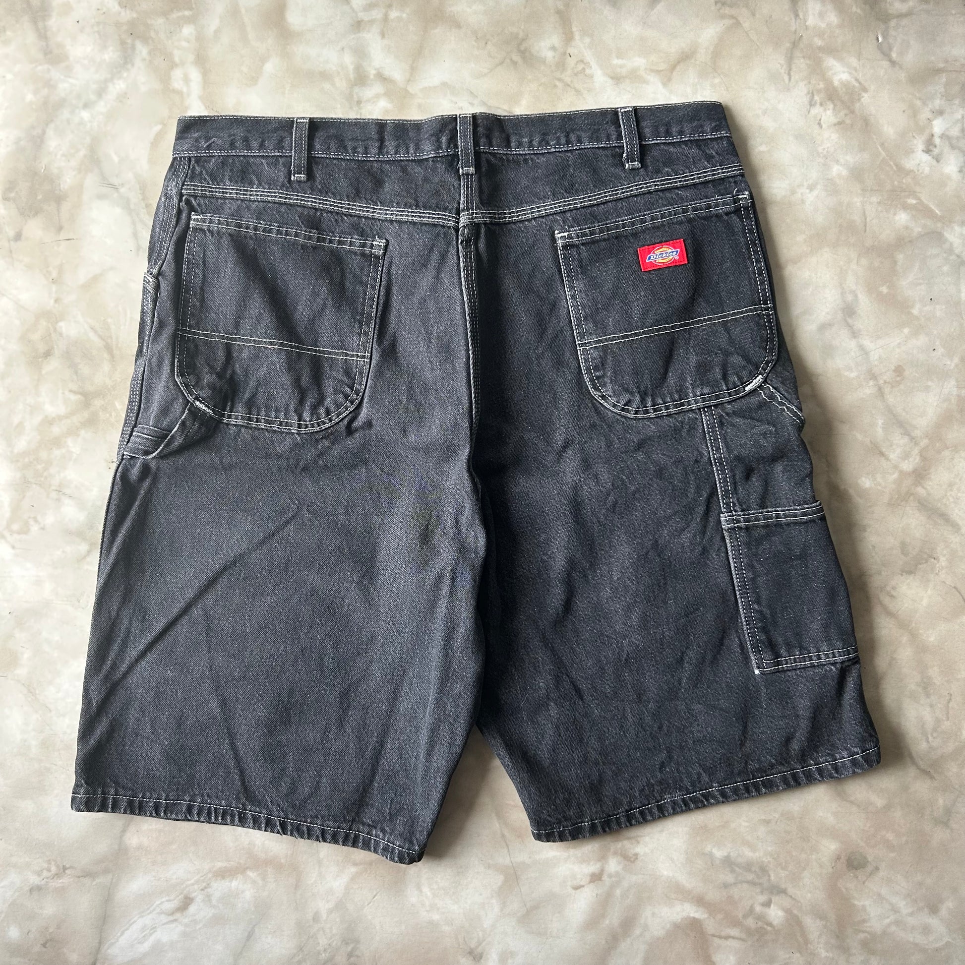 Bram's Vintage Dickies Carpenter Jean Short Black in Black — sustainable streetwear from Bram's Vintage