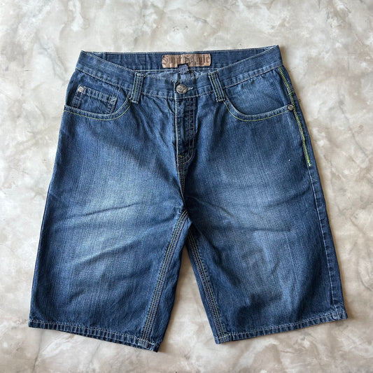 Vintage Southpole Dark Blue Baggy Fit Jean Shorts Jorts
