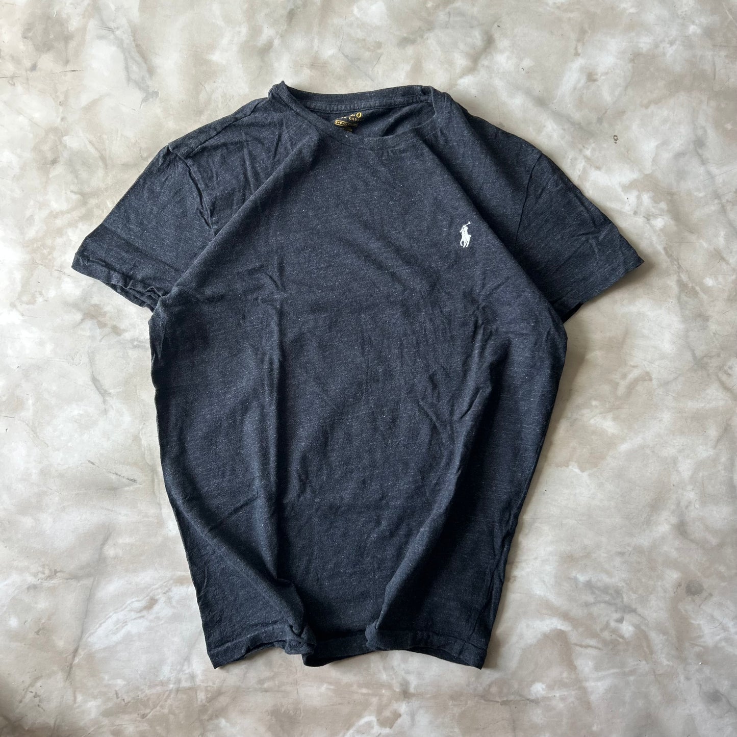 Vintage Bram's Vintage Ralph Lauren T-Shirt Black White Pony in Black — sustainable streetwear from Bram's Vintage