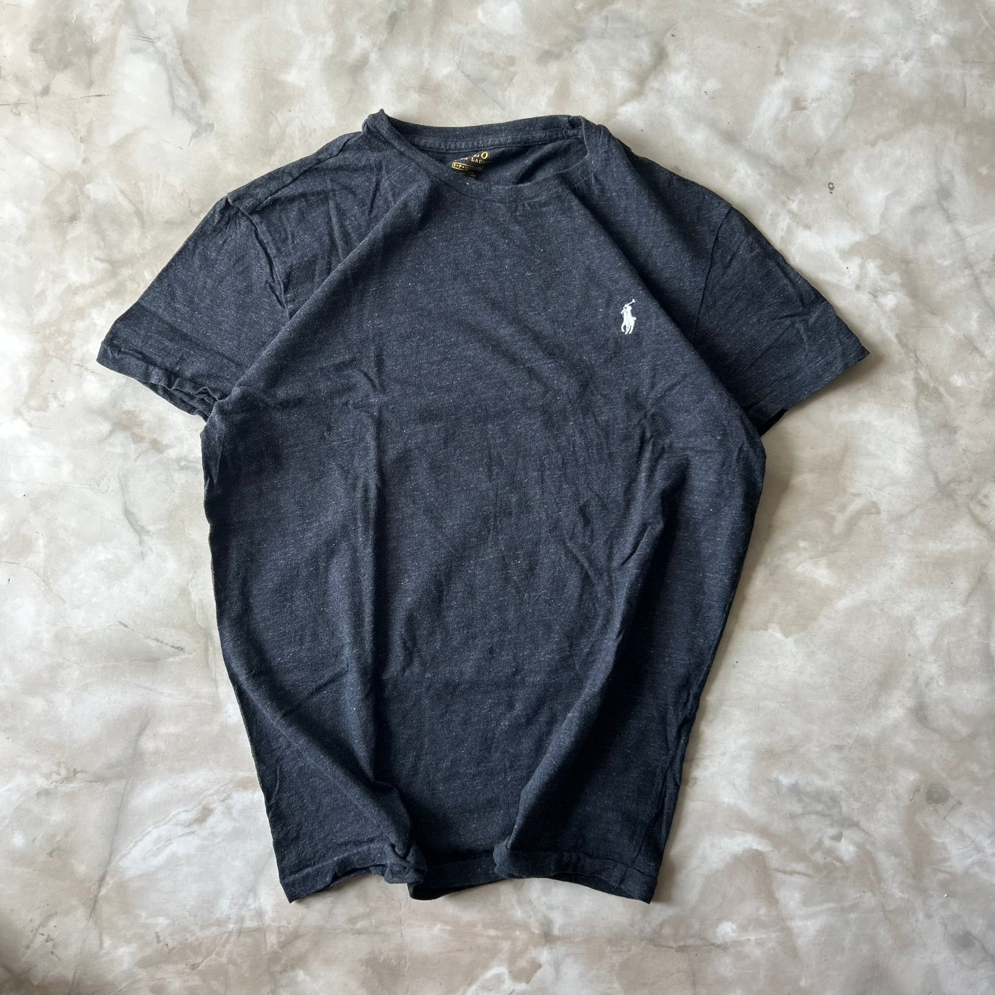 Vintage Bram's Vintage Ralph Lauren T-Shirt Black White Pony in Black — sustainable streetwear from Bram's Vintage