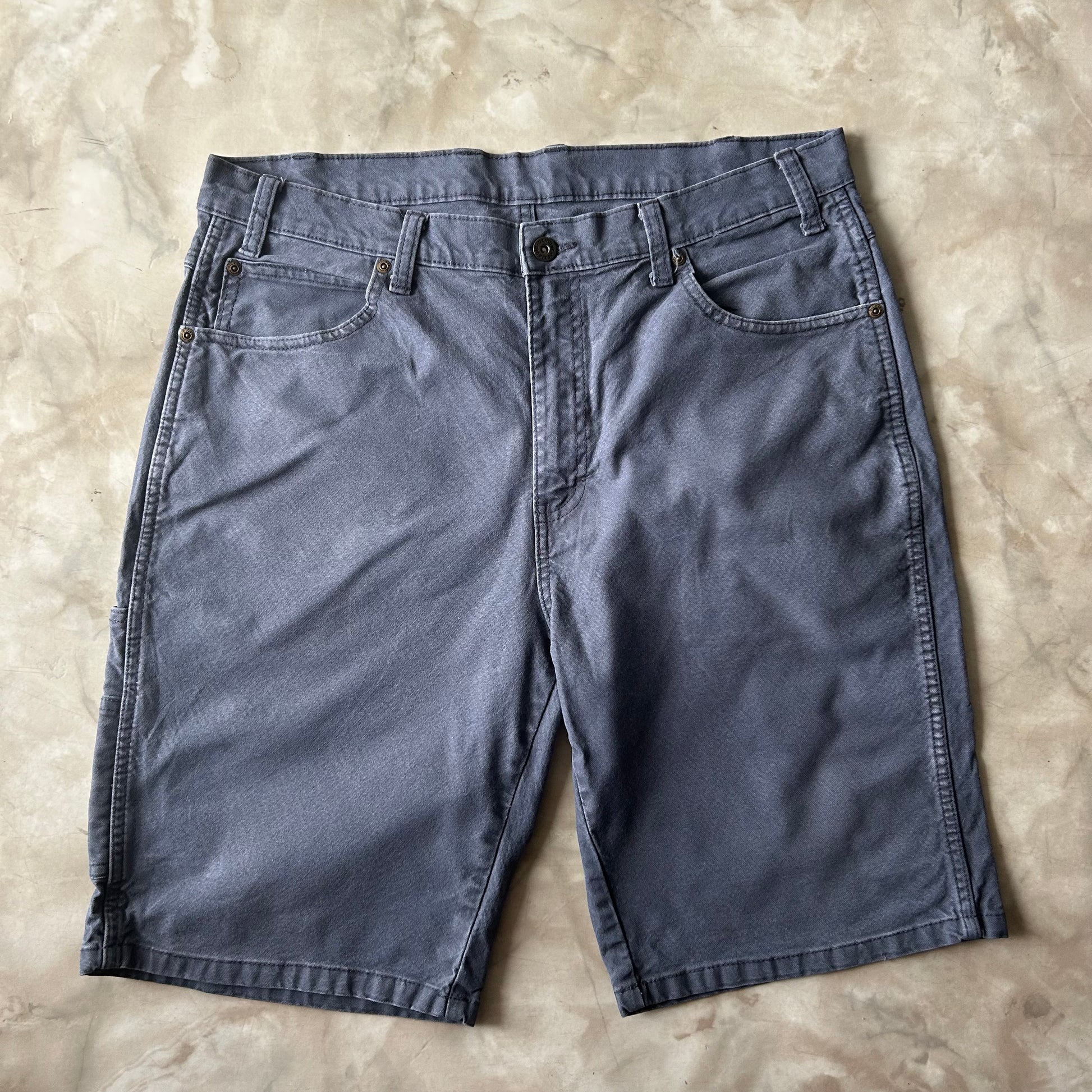 Bram's Vintage Dickies Carpenter Jean Short Grey in Grey — sustainable streetwear from Bram's Vintage