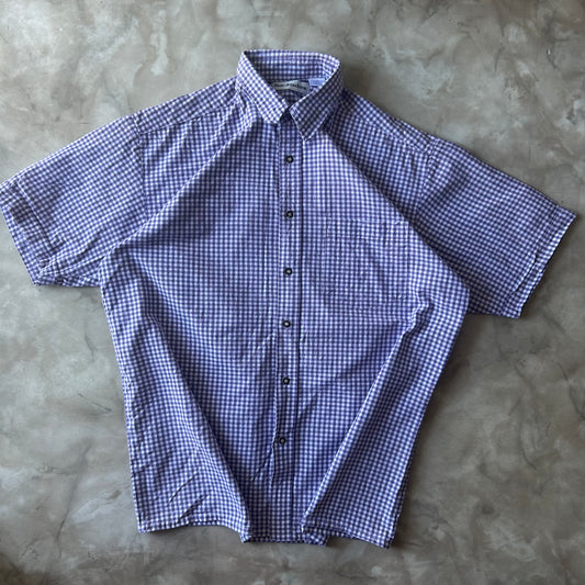 Vintage Button Up Shirt - Purple Osar Drachten