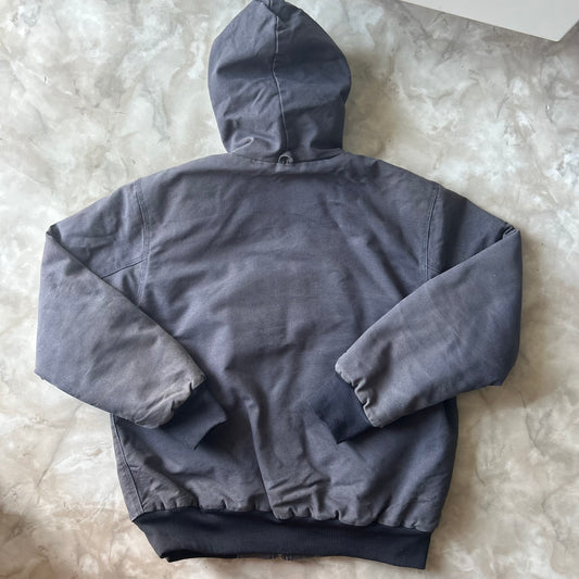 Vintage Faded Carhartt Active Jacket Dark Grey