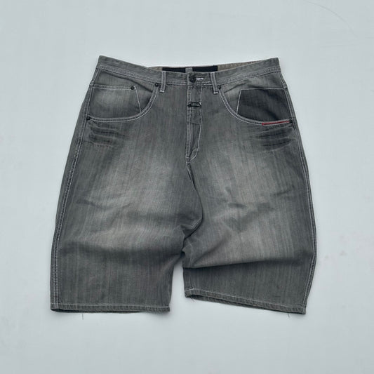 Le Jean De Marithe François Girbaud Grey and Red Frayed