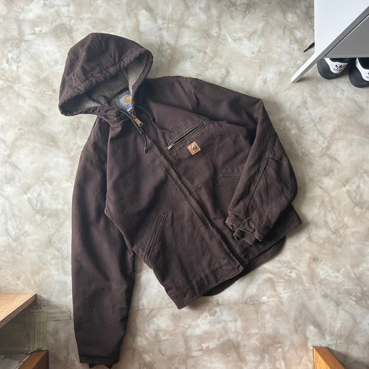 Vintage Bram's Vintage Carhartt J141 Active Jacket Brown in Brown — sustainable streetwear from Bram's Vintage