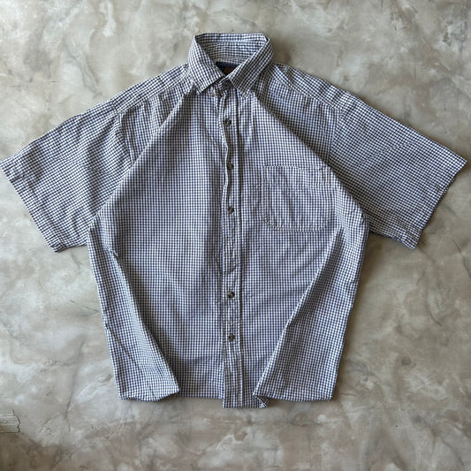 Vintage Button Up Shirt - Route 66 - Light Brown