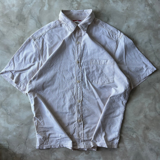 Vintage Button Up Shirt - Unionbay - White Beige