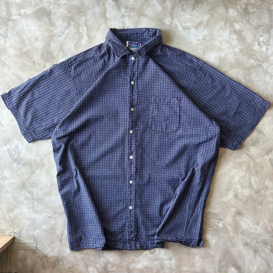 Vintage Button Up Shirt - Northcrest Dark Blue