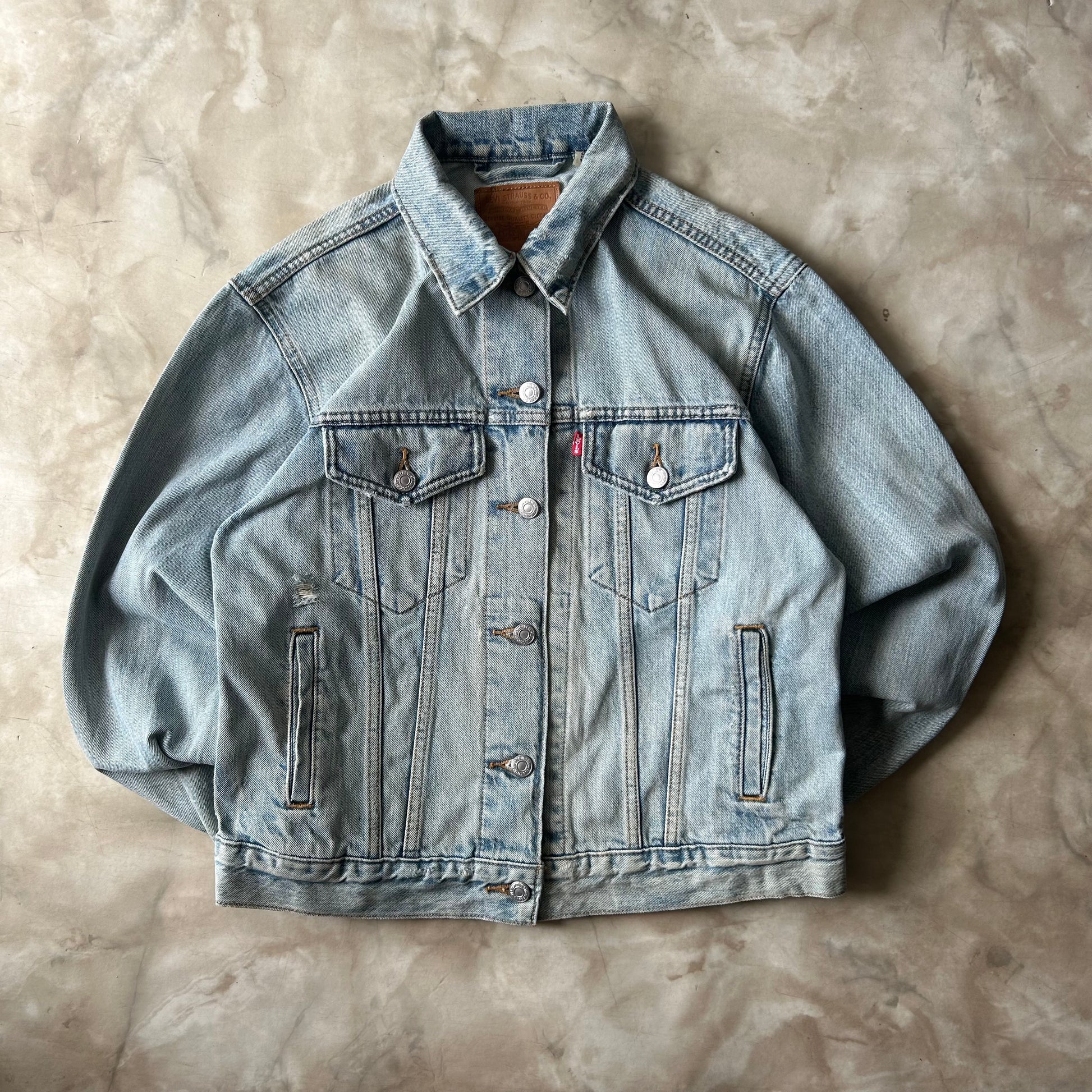 Vintage Bram's Vintage Levi's Denim Jacket Light Blue in Blue — sustainable streetwear from Bram's Vintage