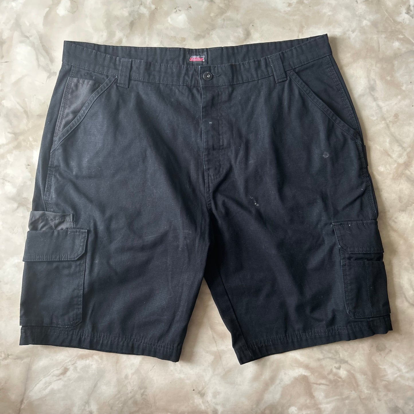 Bram's Vintage Dickies Carpenter Work Short Black in Black — sustainable streetwear from Bram's Vintage
