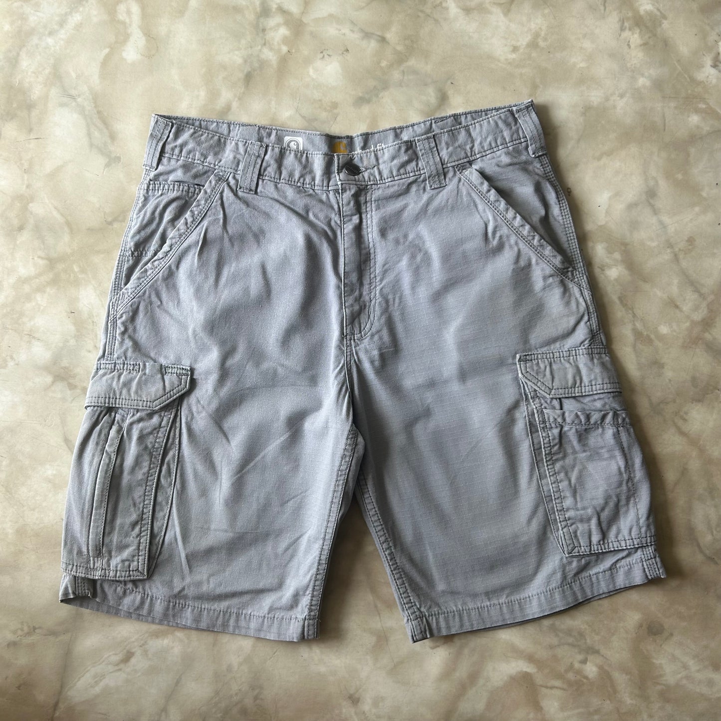 Bram's Vintage Carhartt Work Short Light Grey in Grey — sustainable streetwear from Bram's Vintage