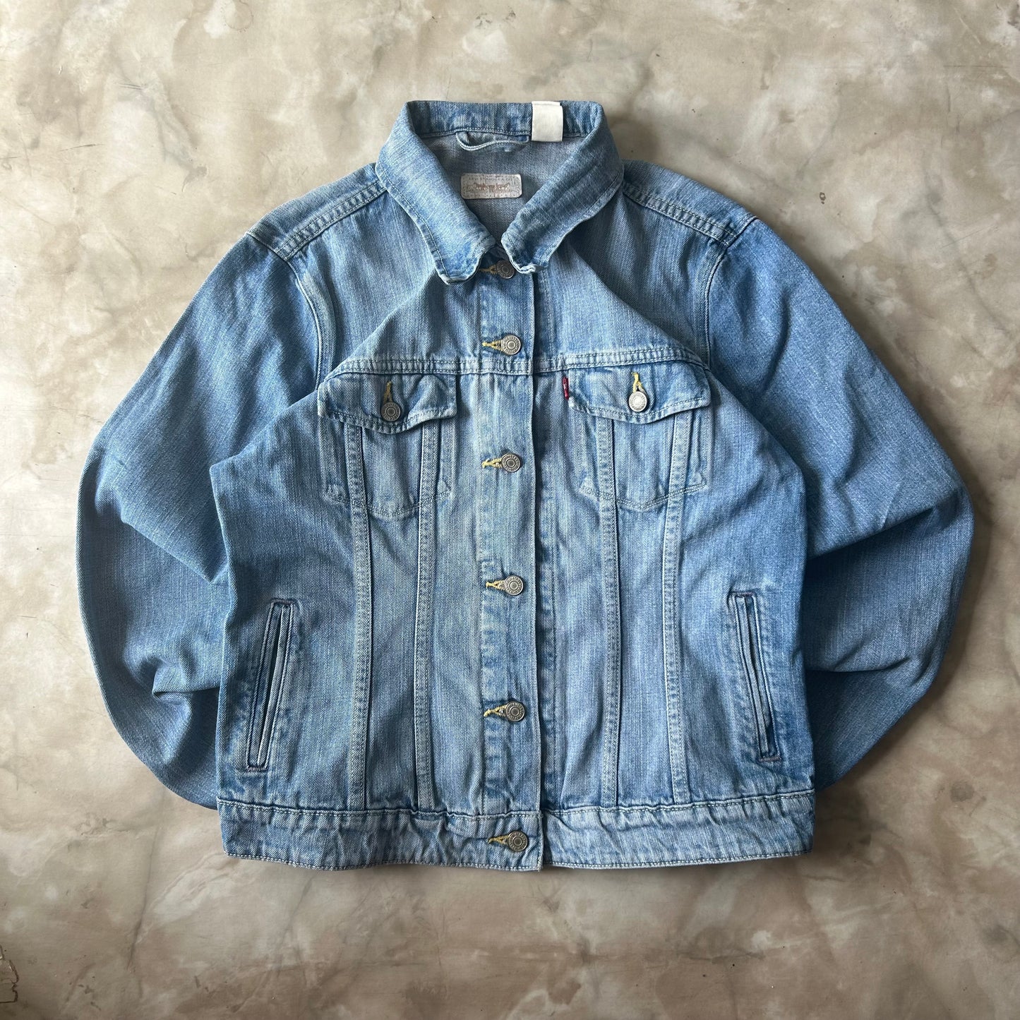 Vintage Bram's Vintage Levi's Denim Jacket Light Blue in Blue — sustainable streetwear from Bram's Vintage