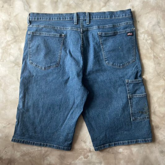 Bram's Vintage Dickies Carpenter Jean Short Blue in Blue — sustainable streetwear from Bram's Vintage