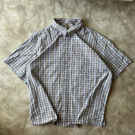 Vintage Button Up Shirt - Beige Green - Northcrest