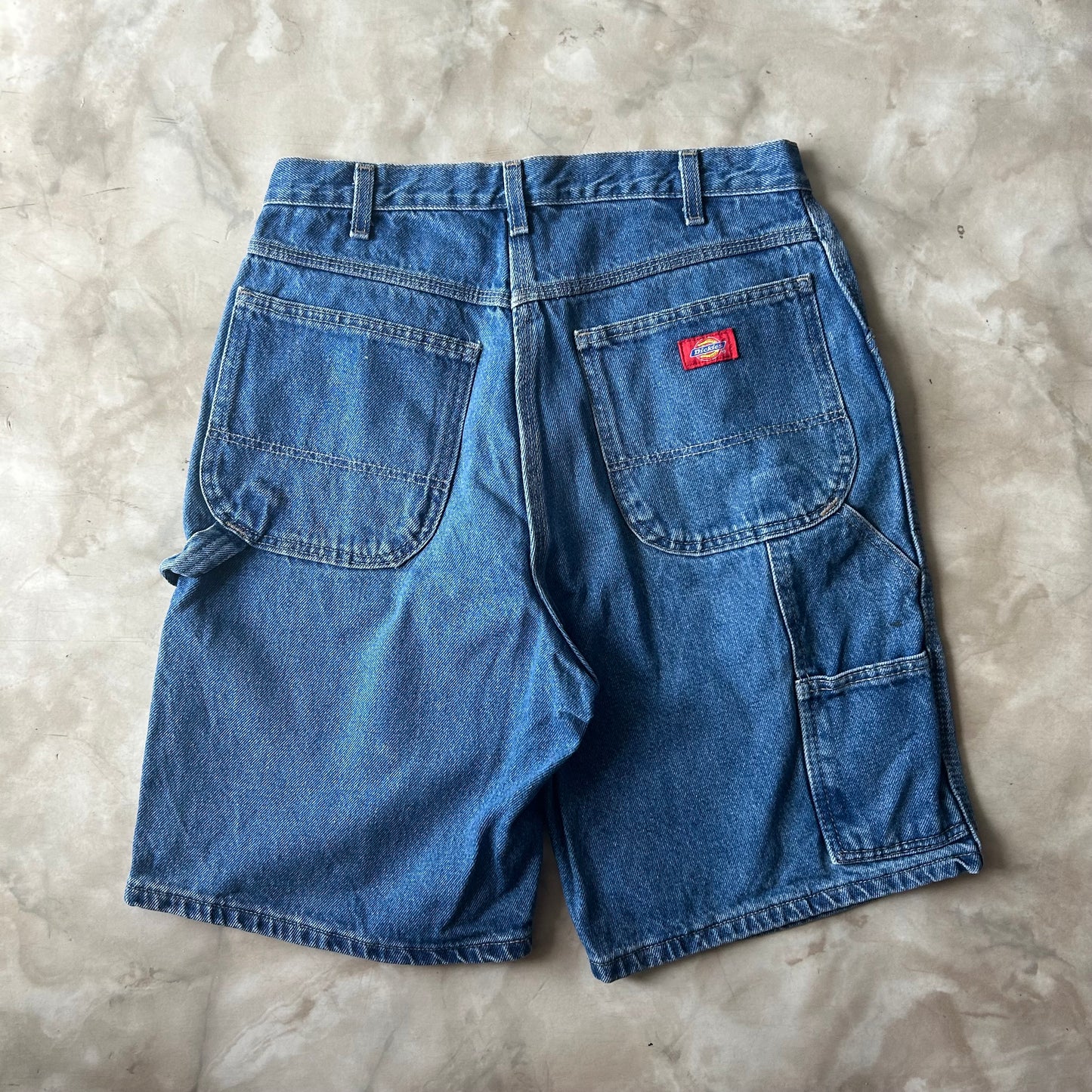 Bram's Vintage Dickies Carpenter Jean Short Blue in Blue — sustainable streetwear from Bram's Vintage