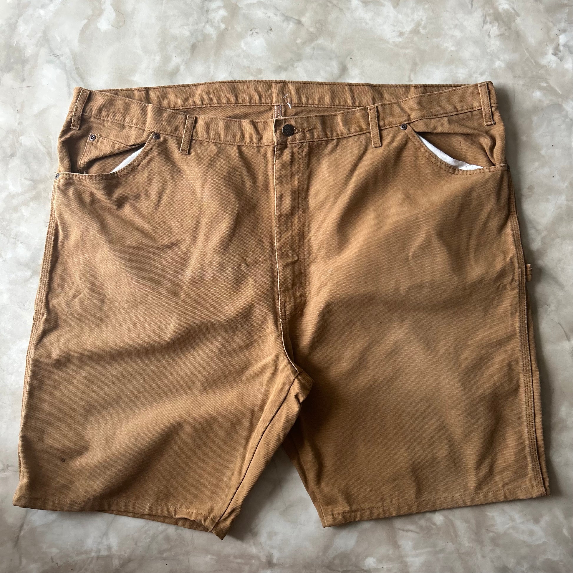 Bram's Vintage Dickies Carpenter Short Brown in Brown — sustainable streetwear from Bram's Vintage