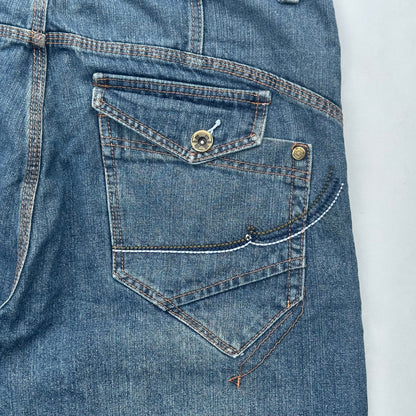NBN Gear Dark Wash Jort