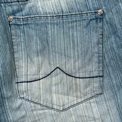 Avirex Striped Light Wash