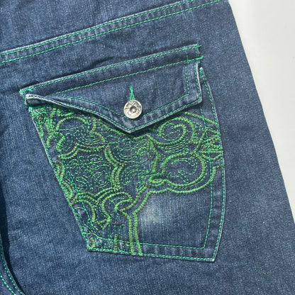 NBN Gear Green Stitch/Embroidery