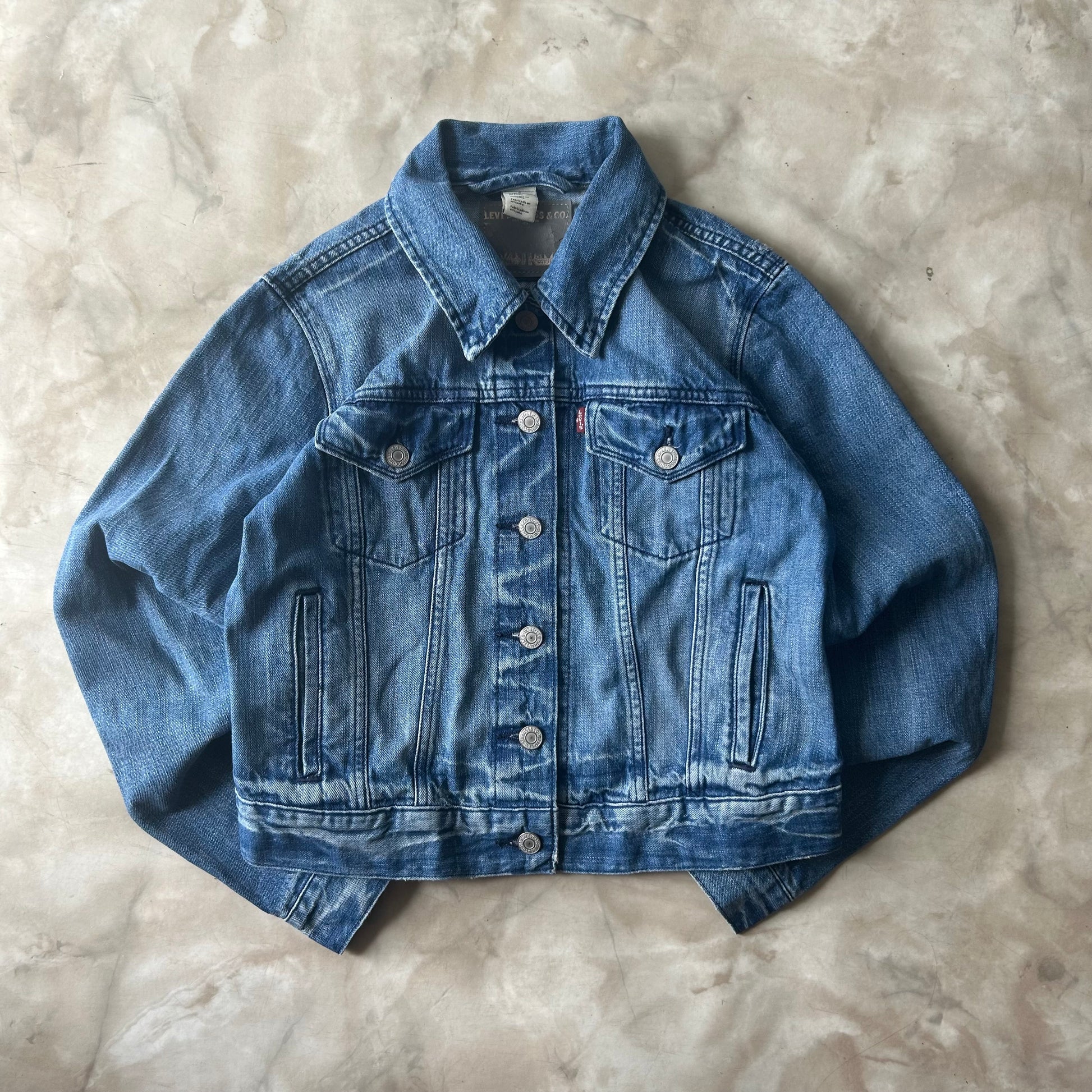 Vintage Bram's Vintage Levi's Denim Jacket Blue (women's) in Blue — sustainable streetwear from Bram's Vintage