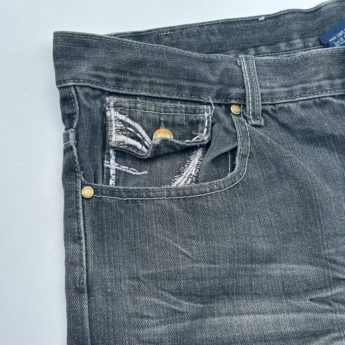 Indigo 30 White Stitch