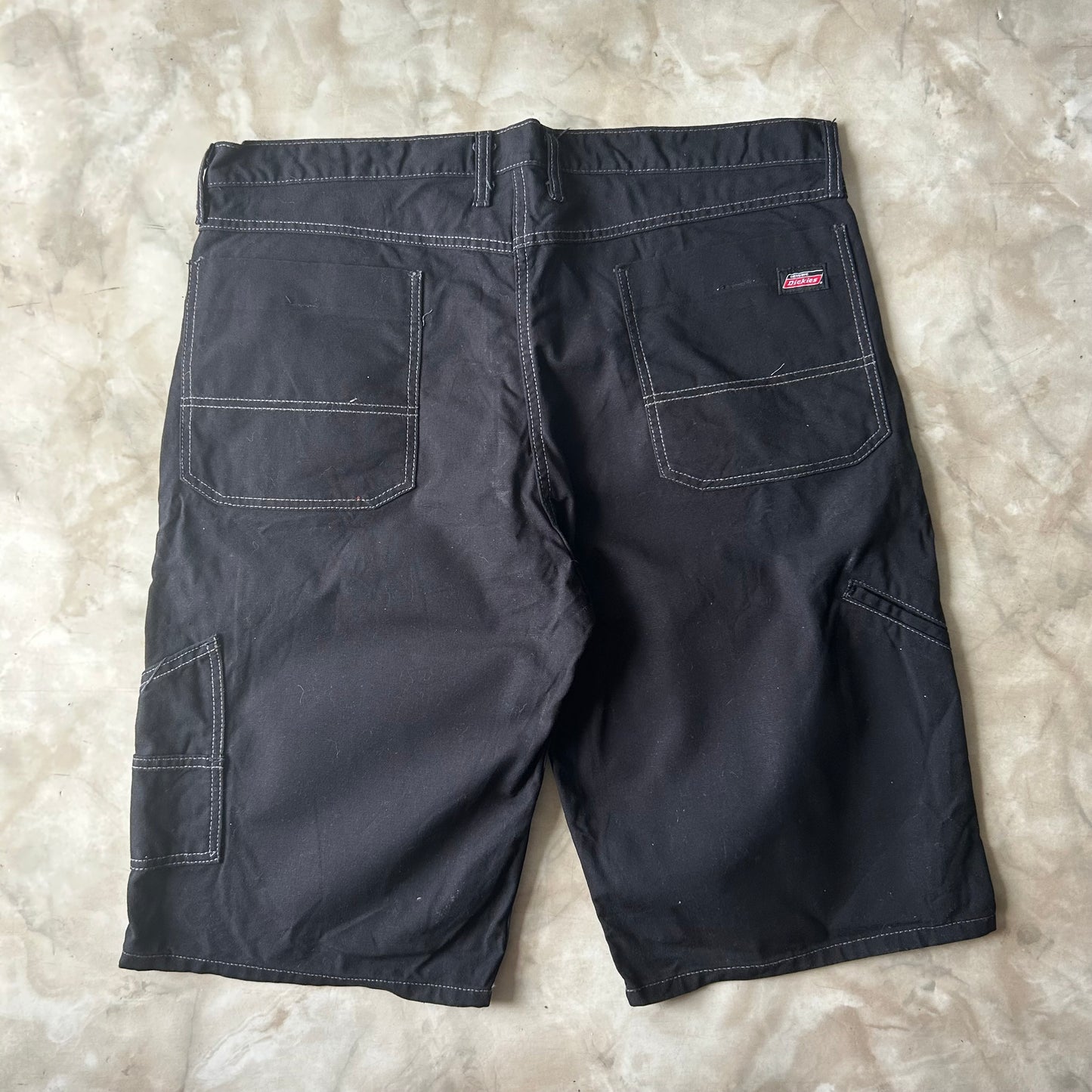 Bram's Vintage Dickies Carpenter Jean Short Black in Black — sustainable streetwear from Bram's Vintage