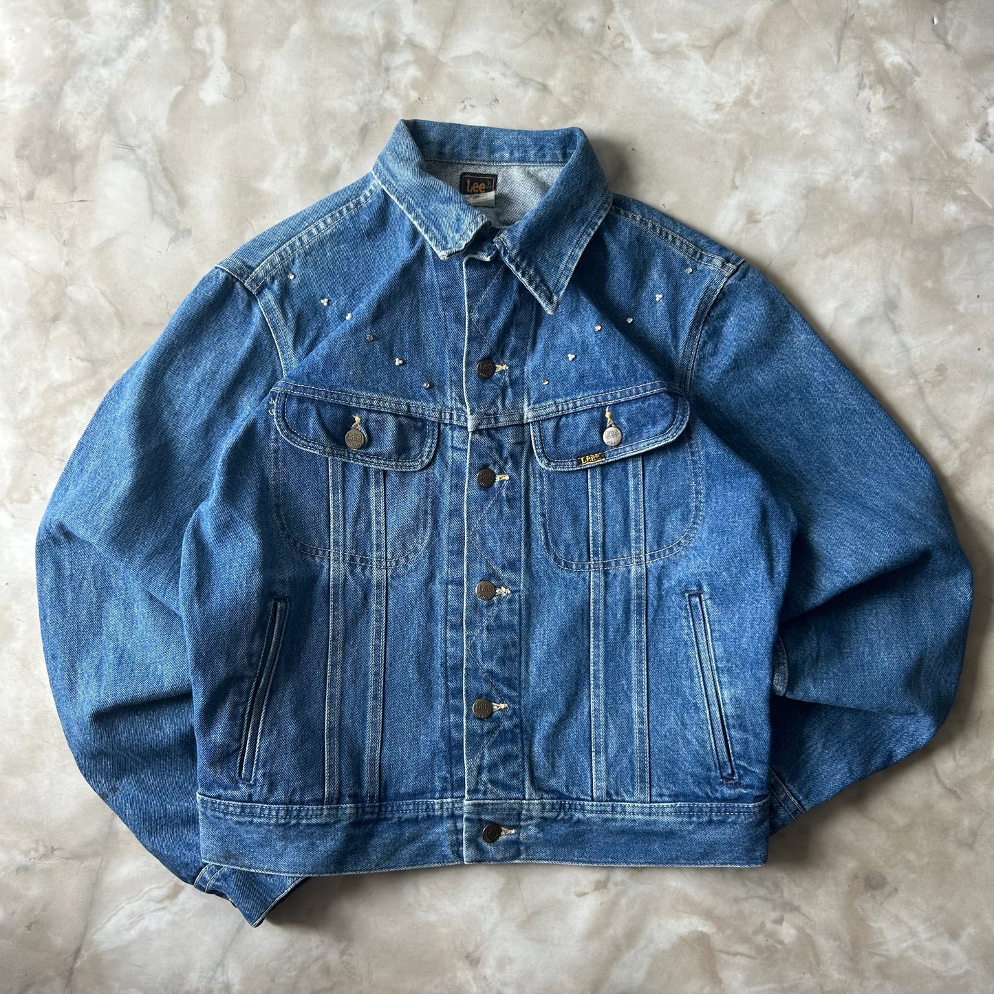 Vintage Bram's Vintage Lee Denim Jacket Blue (women's) in Blue — sustainable streetwear from Bram's Vintage