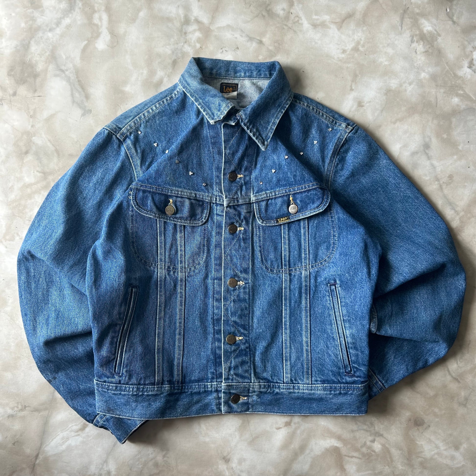 Vintage Bram's Vintage Lee Denim Jacket Blue (women's) in Blue — sustainable streetwear from Bram's Vintage