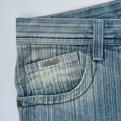 Avirex Striped Light Wash
