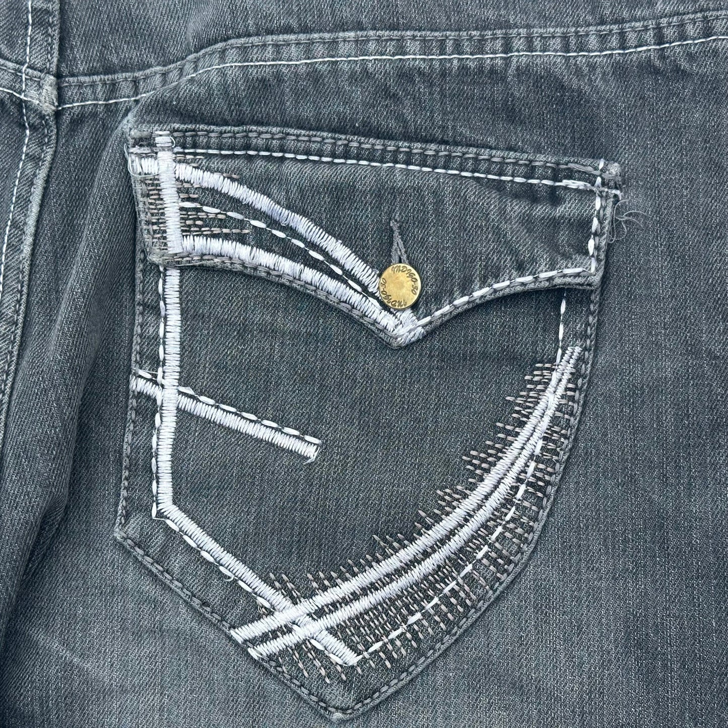 Indigo 30 White Stitch