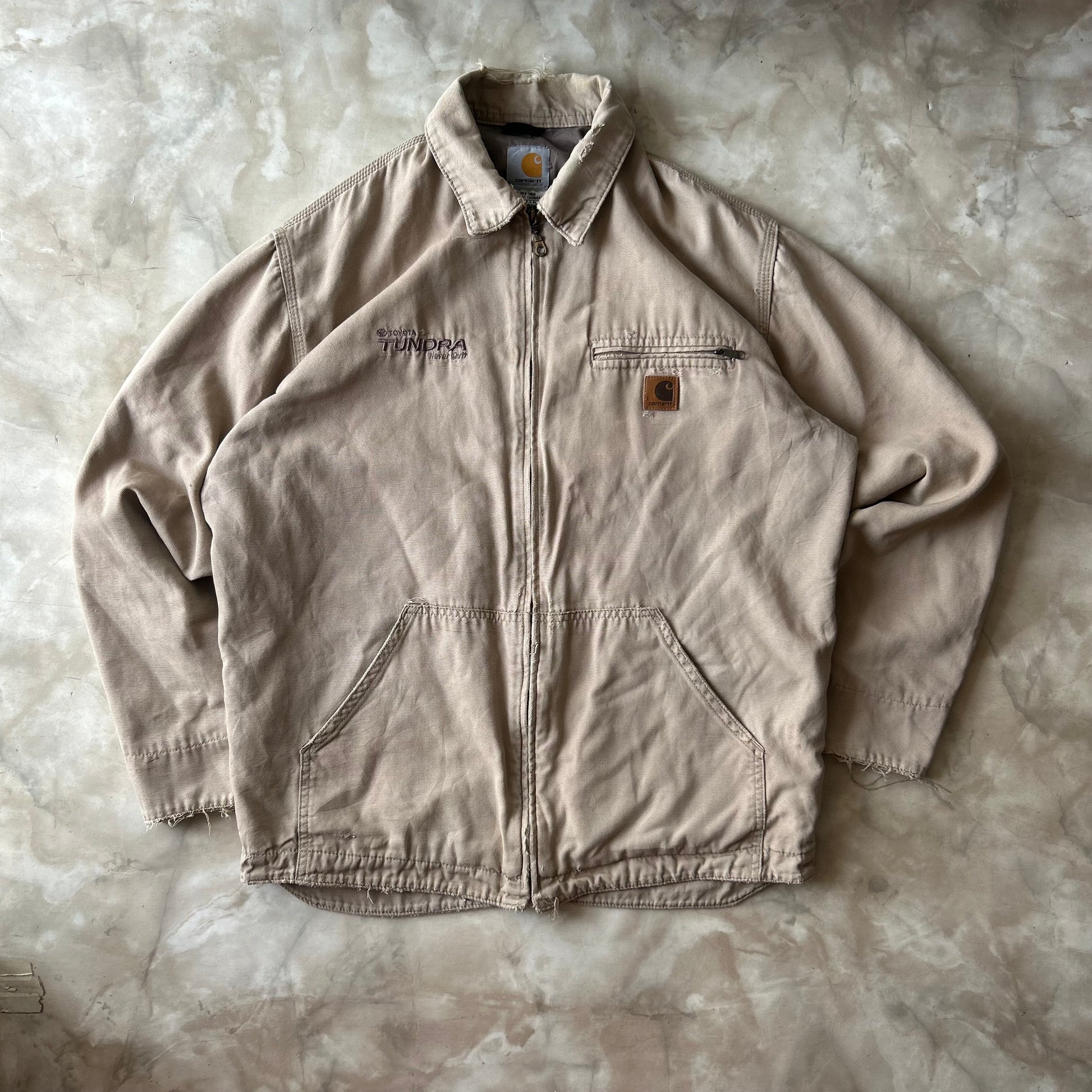 Vintage Bram's Vintage DISCONTINUED Carhartt J169 Hamilton Jacket x TOYOTA Tundra — sustainable streetwear from Bram's Vintage