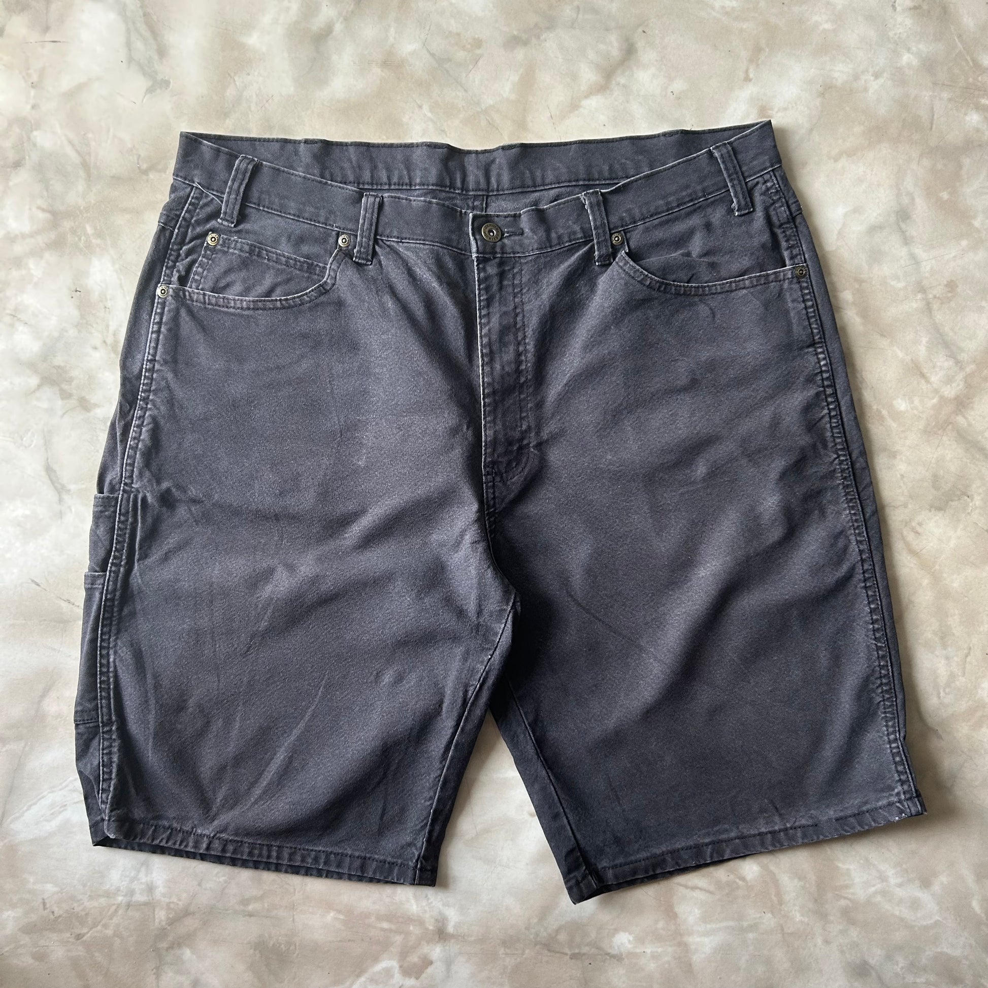 Bram's Vintage Dickies Carpenter Short Grey in Grey — sustainable streetwear from Bram's Vintage
