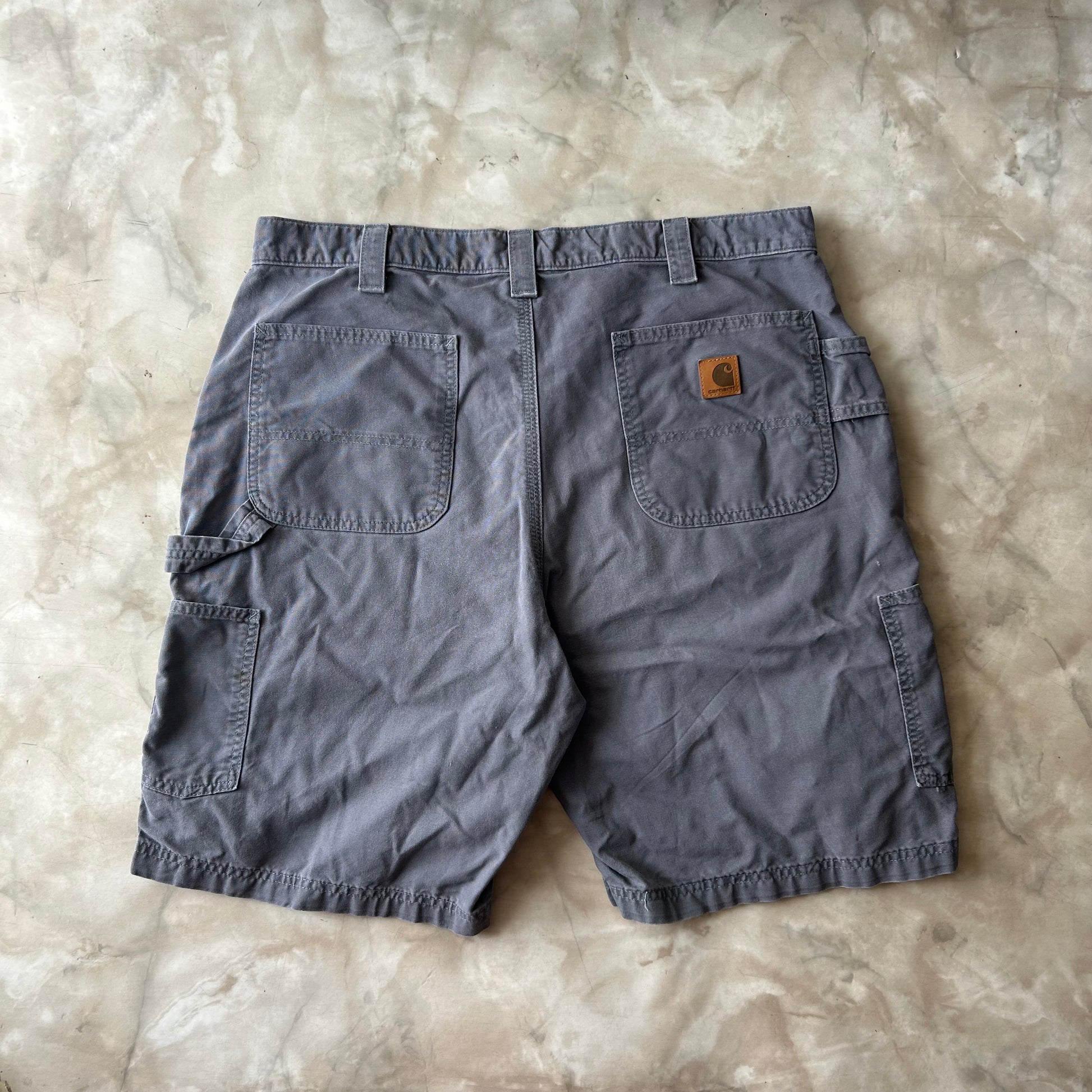 Bram's Vintage Carhartt Relaxed Fit Work Short Grey in Grey — sustainable streetwear from Bram's Vintage