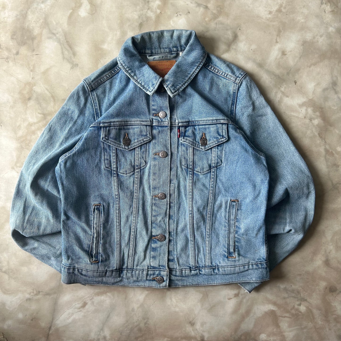 Vintage Bram's Vintage Levi's Denim Jacket Light Blue in Blue — sustainable streetwear from Bram's Vintage