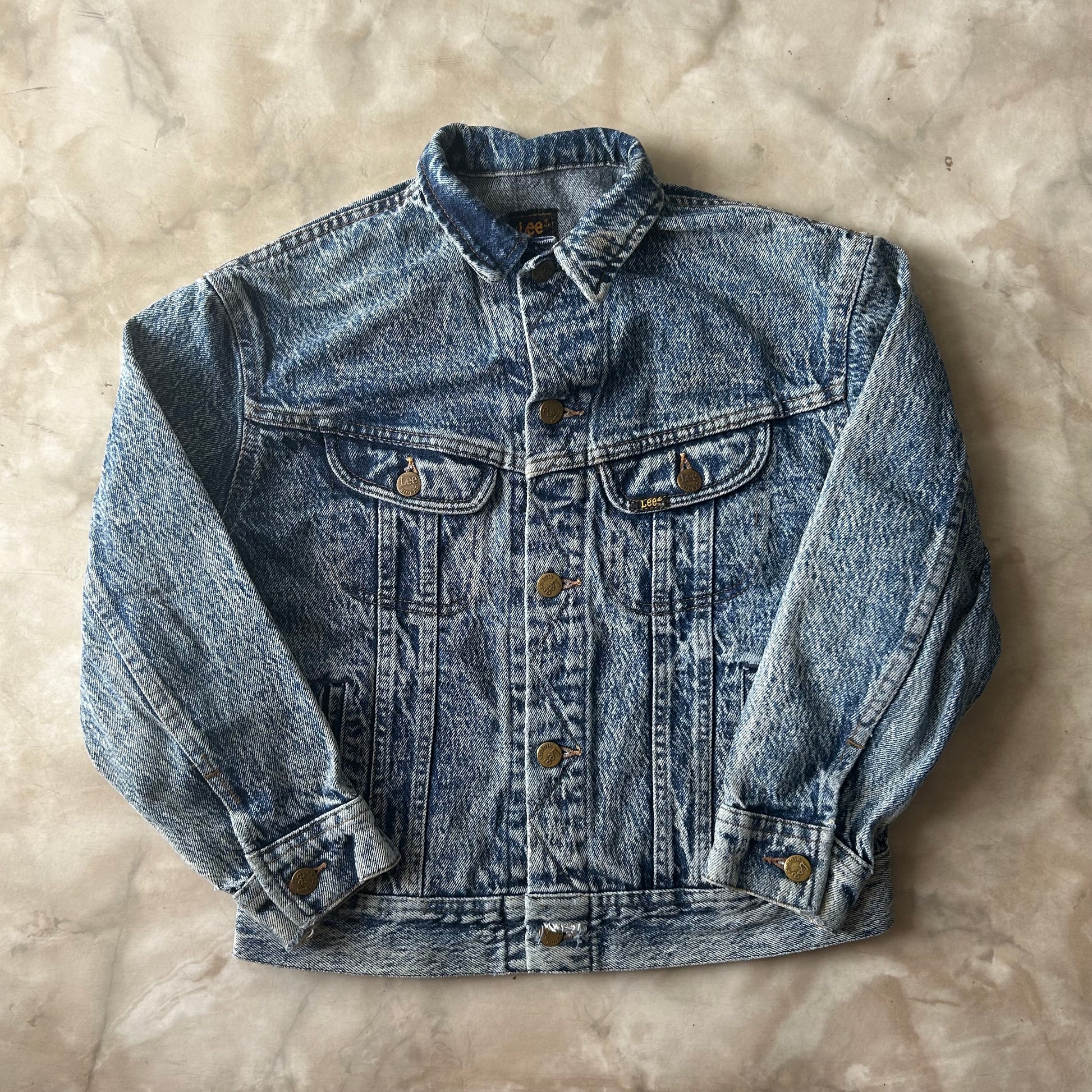 Vintage Bram's Vintage Lee Denim Jacket Blue (women's) in Blue — sustainable streetwear from Bram's Vintage