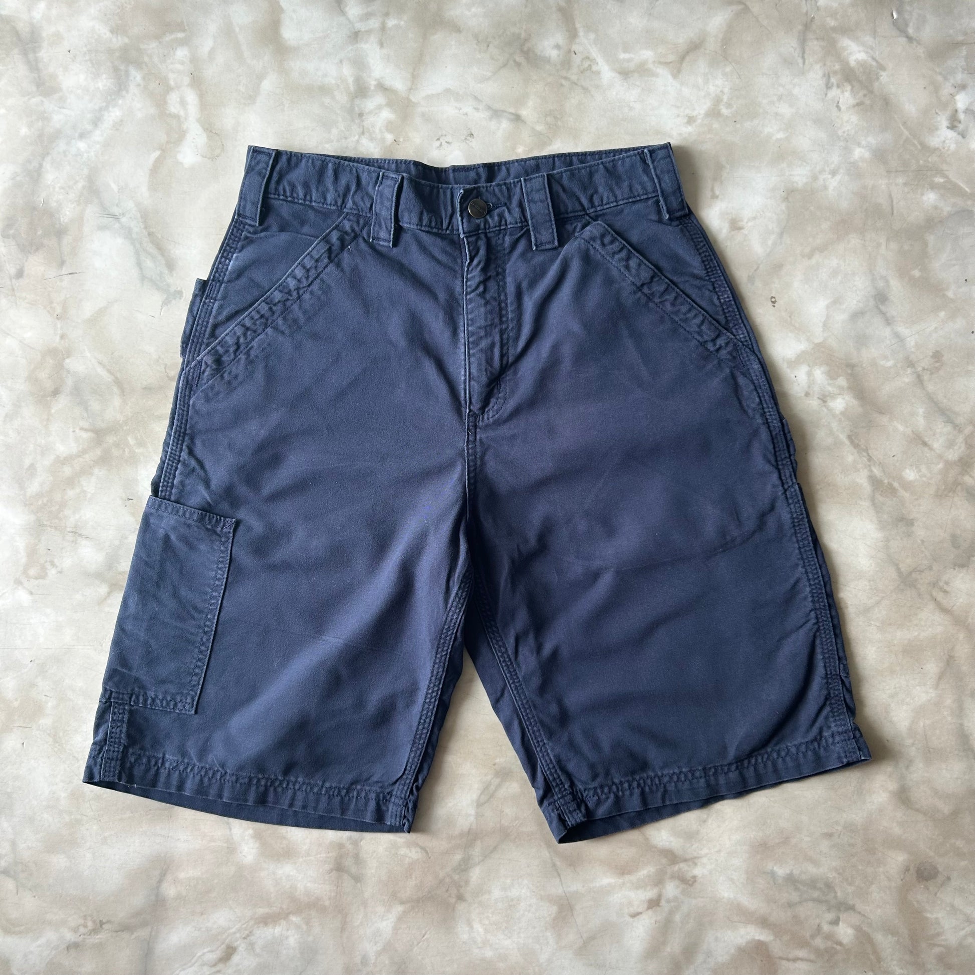 Bram's Vintage Carhartt Work Short Dark Blue in Blue — sustainable streetwear from Bram's Vintage