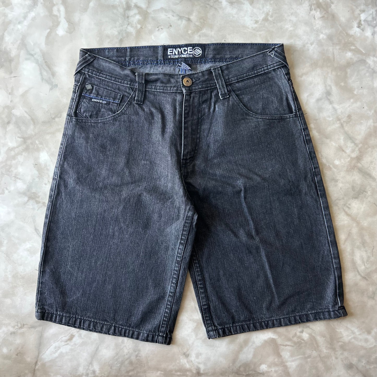 Vintage Bram's Vintage Black Baggy Jorts in Black — sustainable streetwear from Bram's Vintage