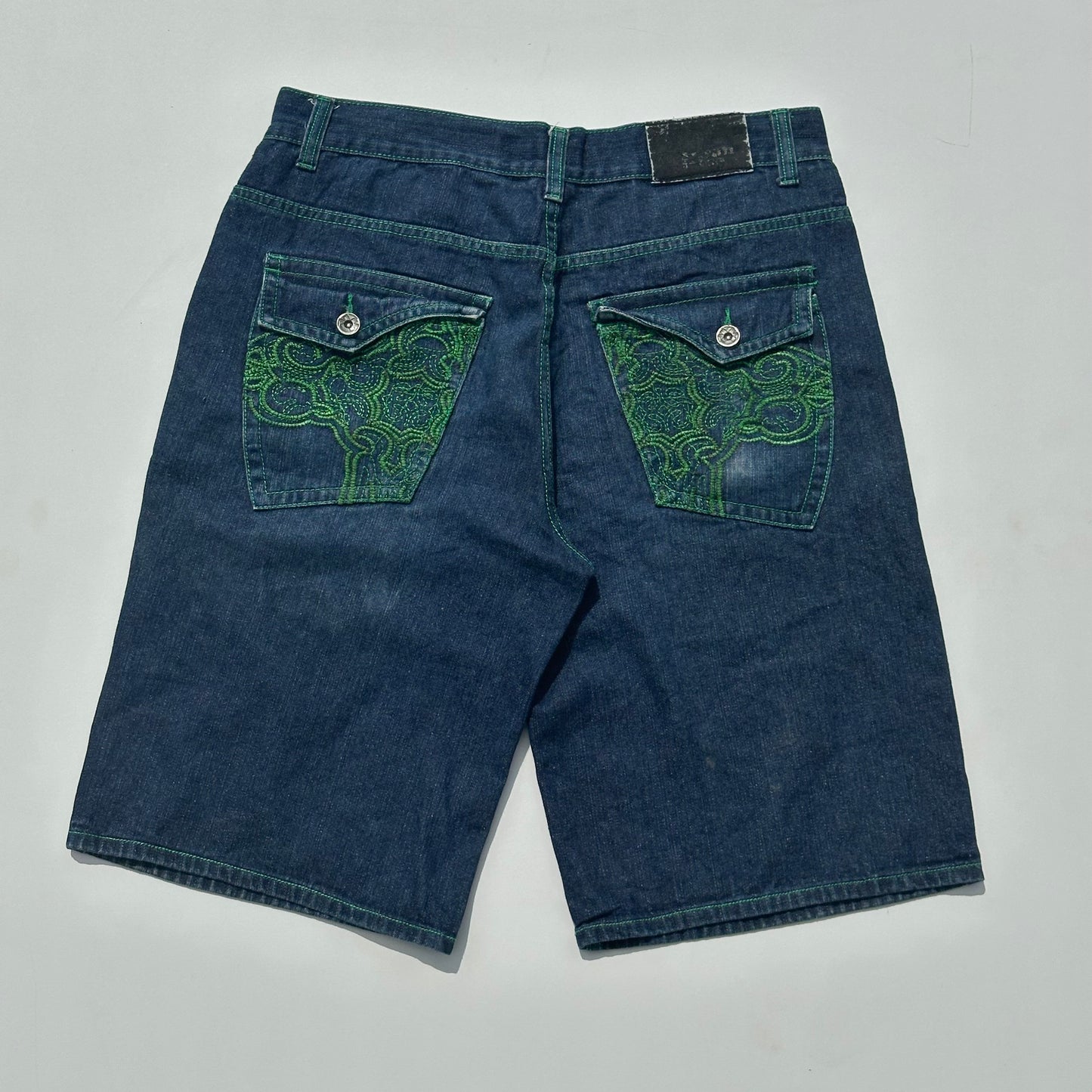 NBN Gear Green Stitch/Embroidery