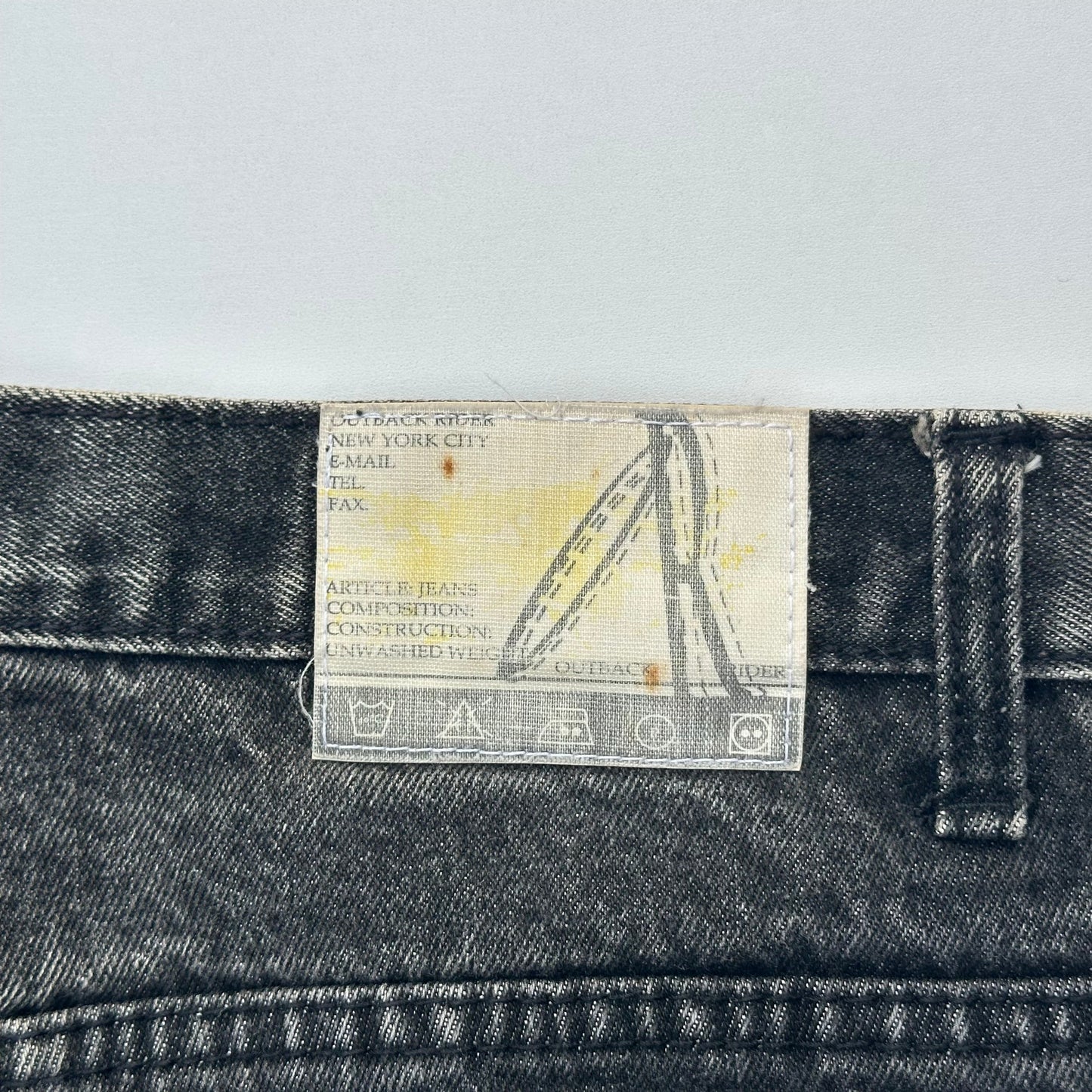 Outback Rider Yellow Stitch