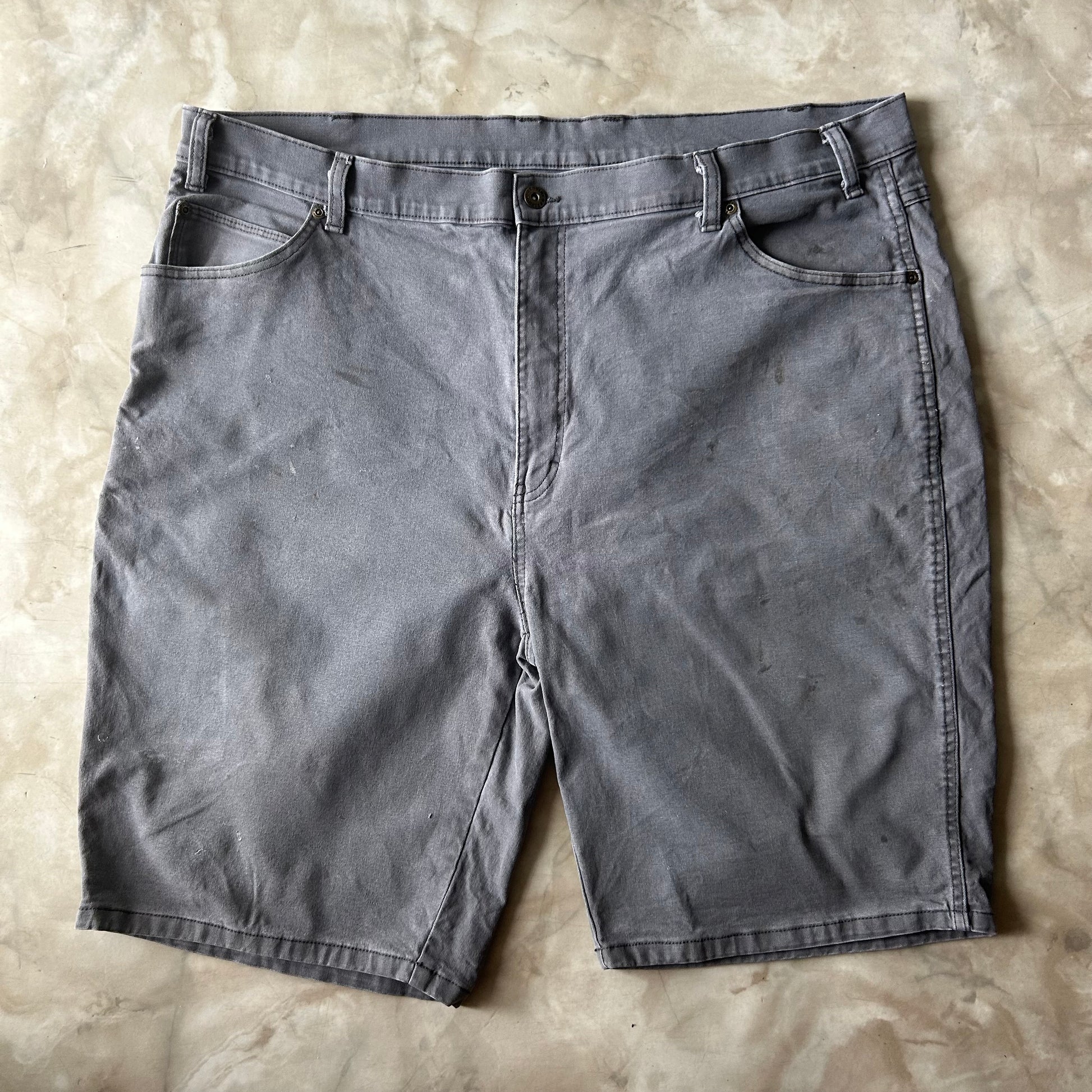 Bram's Vintage Dickies Carpenter Short Grey in Grey — sustainable streetwear from Bram's Vintage