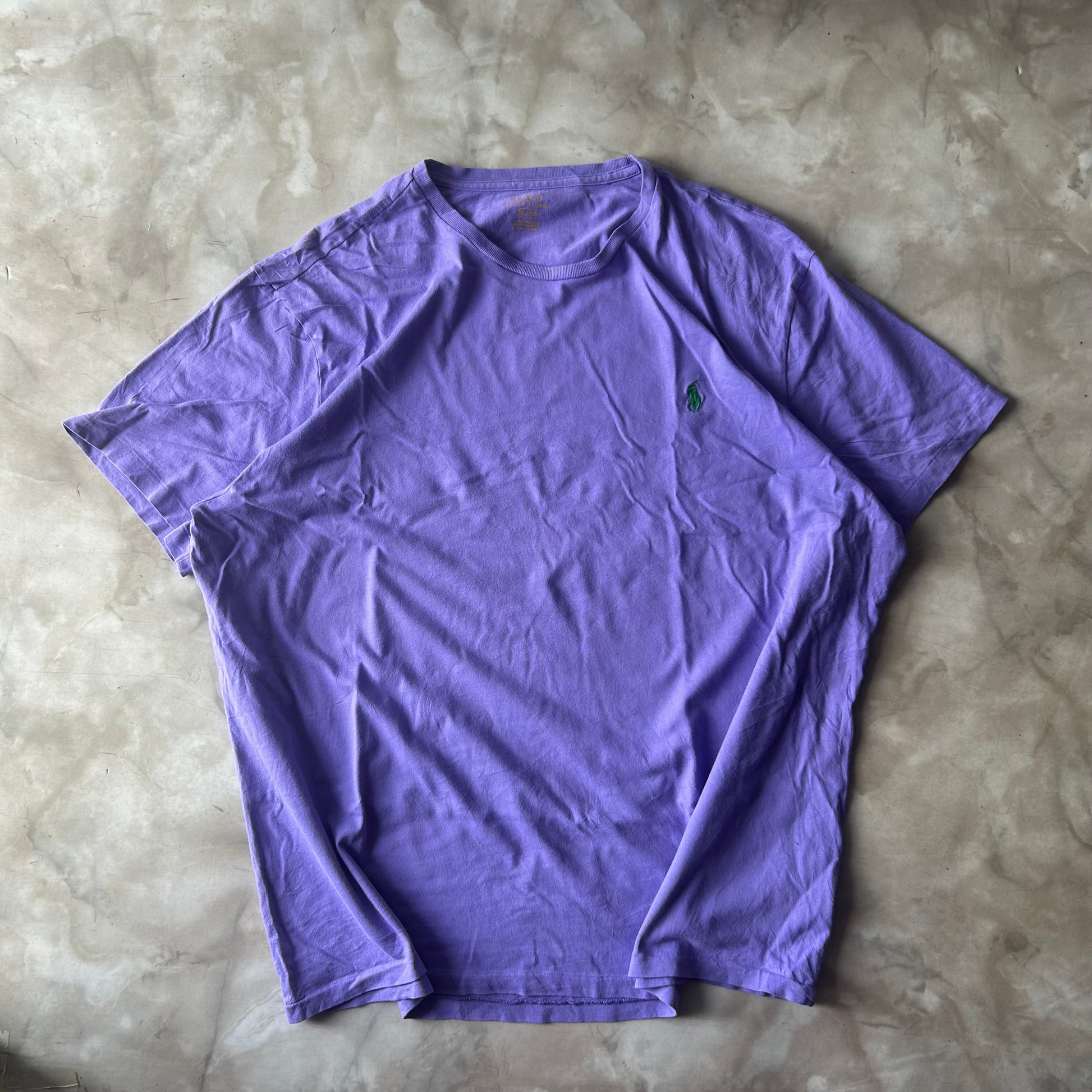 Vintage Bram's Vintage Ralph Lauren T-Shirt Purple in Purple — sustainable streetwear from Bram's Vintage