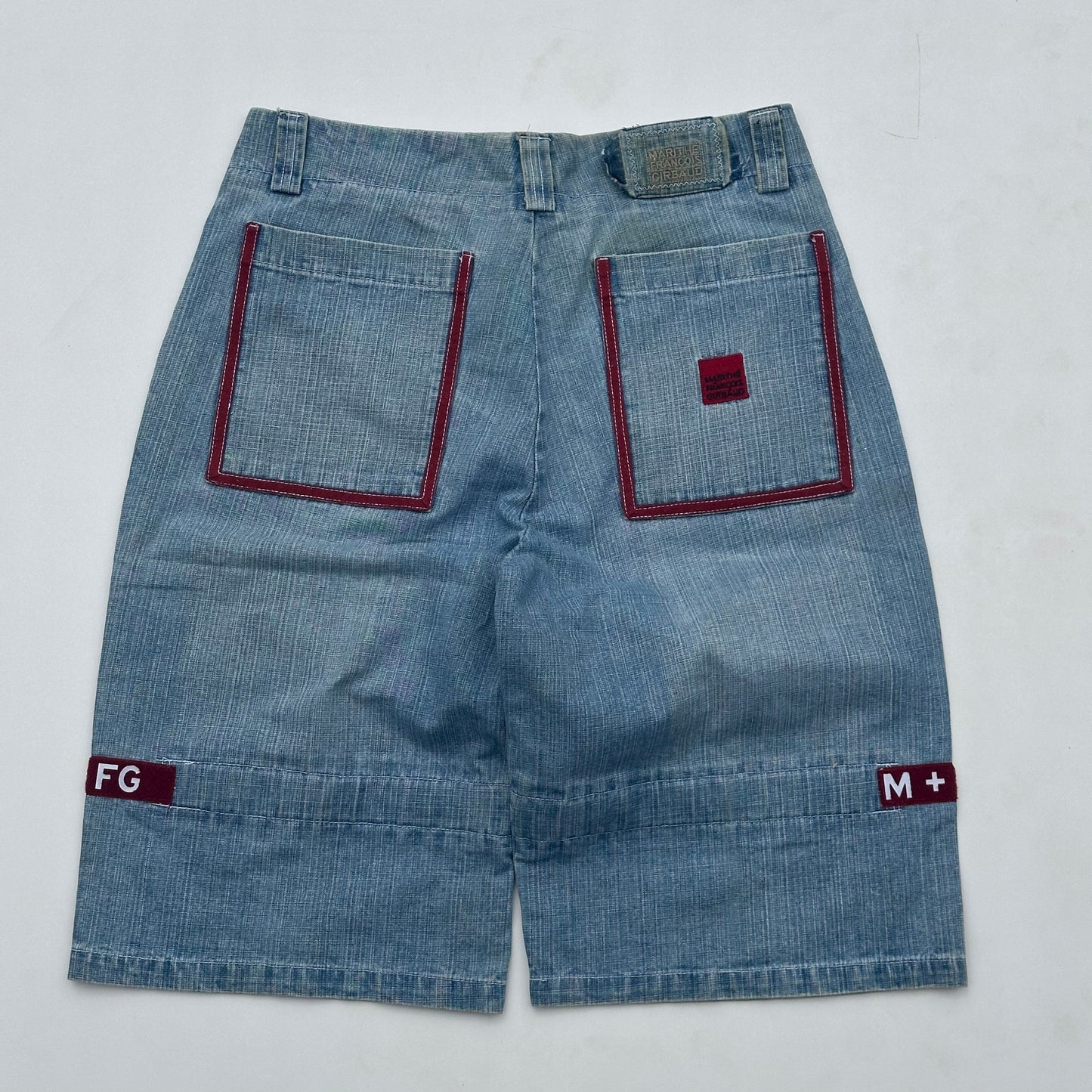 Le Jean De Marithe François Girbaud Red Details