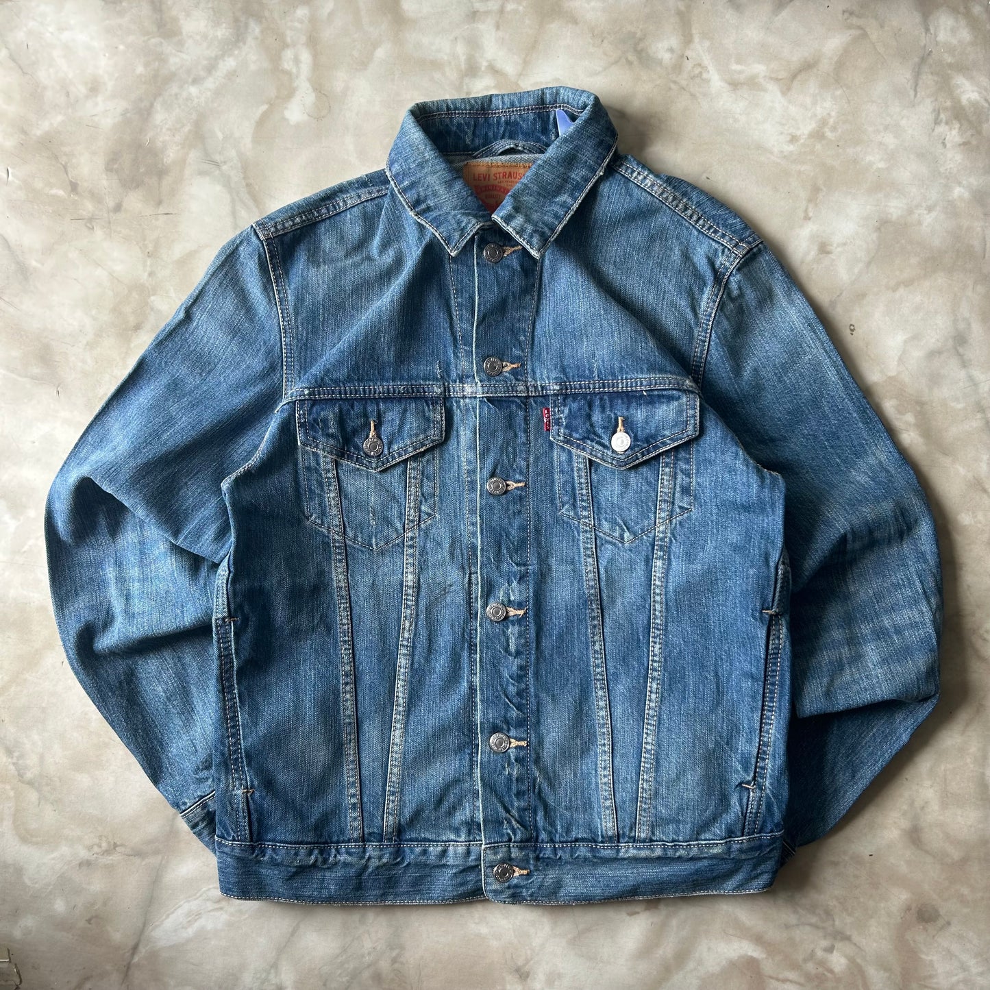 Vintage Bram's Vintage Levi's Denim Jacket Blue in Blue — sustainable streetwear from Bram's Vintage