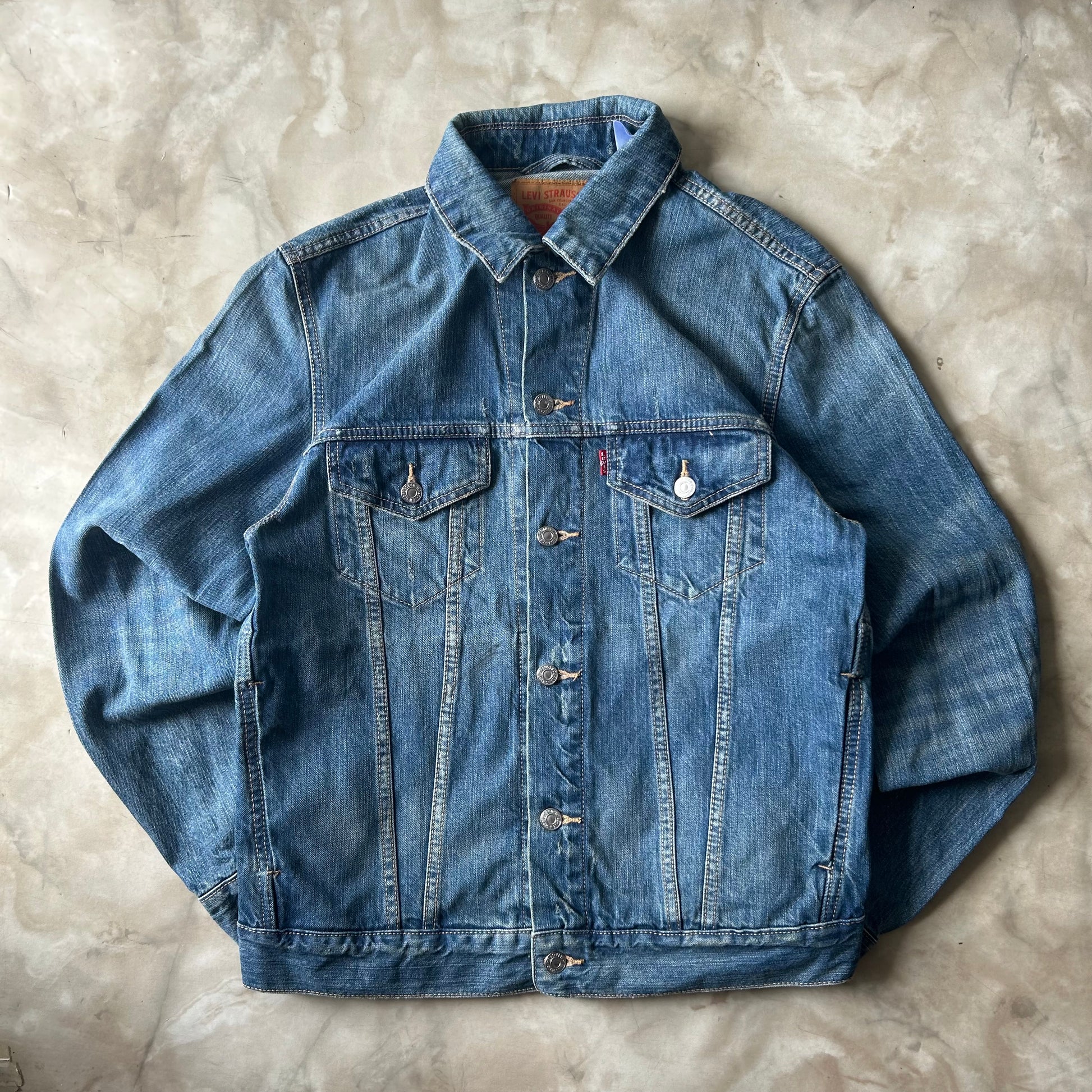 Vintage Bram's Vintage Levi's Denim Jacket Blue in Blue — sustainable streetwear from Bram's Vintage